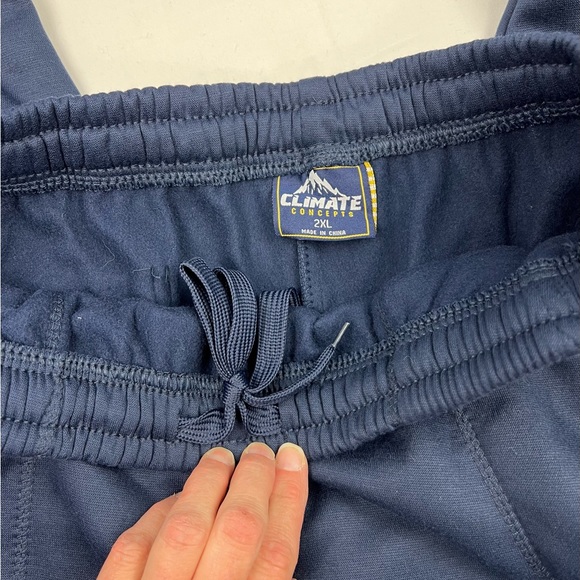 Climate Concepts Men’s Fleece Cargo  Sweatpants - Picture 9 of 10